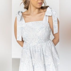 Kathleen Maeve “Molly” dress blue & white size M (NWT)